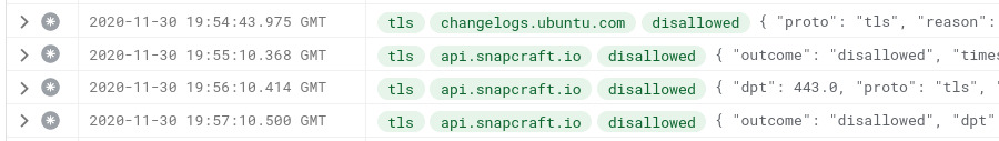 StackDriver changelogs.ubuntu.com